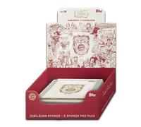 Topps FC Bayern Munich - 125 ans d'autocollants (2025) - Boîte d'affichage. 30 paquets par boîte d'affichage (150 autocollants).