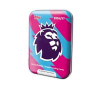 Topps Flagship Premier League 2026/27 Trading Cards - Mega Tin 1 | Le Super Tin Bundle contient les 3 Super Tins de la collection (50 cartes par boîte métallique).