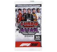 Topps Lot de 10 cartes à collectionner F1 Turbo Attax 2025 avec 3 cartes spéciales par paquet