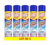 TOPP'S Lot de 3 Mousses Express Salle de Bain Aérosol Topp's- 600 ml