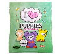 Topps Lot de figurines mignonnes I Love Puppies | Comprend 1 figurine de chiot mystérieux.