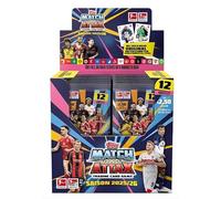Topps Match Attax Bundesliga 2025/2026 - Boîte d'affichage avec 36 boosters - Jeu de cartes officiel - 12 cartes par booster - Cartes à collectionner Saison 25/26 avec protection d'expédition