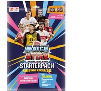Topps Match Attax Bundesliga 2025/26 Pack de démarrage de 20 cartes avec 2 cartes tactiques limitées et 1 classeur tactique + magazine + terrain de jeu officiel Kit de démarrage