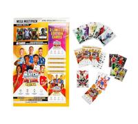 Topps Match Attax Extra 2025 -Mega Multipack - 52 Cartes Dont 3 Cartes X Factor Le, Plus Une Carte Exclusive Pro-View Signature Style.