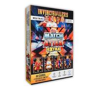 Topps Match Attax Extra 2025 - Mega Tin #2 - Les Invinciballers! 48 cartes dont 4 cartes exclusives Invinciballers LE. Recherchez les cartes reliques à l'intérieur des boîtes porte-bonheur