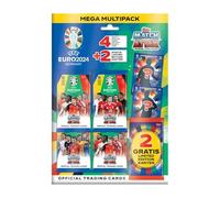 Topps Match Attax officiel Euro 2024 - Mega Multipack - Comprend 32 cartes Match Attax Euro 2024 et 2 cartes aléatoires en édition limitée