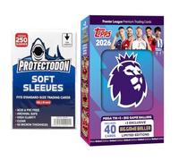 Topps Premier League 2025/26 Mega Tin #3 - Big Game Baller - Comprend 40 cartes plus 3 cartes Globaller Globallers à collectionner + 250 pochettes protectodon