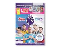 Topps Premier League 2026 - Debut Edition - Starter Pack (Exclusive Online) Includes 30 cards, one Gold Lion card, and one random bonus insert card (Pro-Precision, Beast)