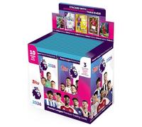 Topps Premier League 2026 - Édition Debut - Boîte complète - 28 paquets par boîte (280 cartes) 3 cartes spéciales ou plus par paquet.