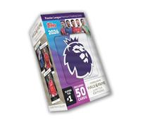 Topps Premier League 2026 - Édition Début - Super Tin #1. Contient 50 Cartes Plus 3 Cartes Le Hall of Fame.