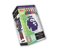Topps Premier League 2026 - Édition initiale - Super Tin #3. Contient 50 cartes Plus 3 cartes Hall of Fame LE.