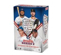 Topps Series 2 Boîte de cartes à collectionner Baseball Blaster 2026 (3 variantes de cartes de base de vacances par boîte)