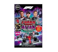Topps Turbo Attax Formula 1 2023, boîte de présentation pour Cartes à Collectionner (Pack de démarrage)