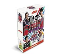 Topps Turbo Attax Formula 1 2024 Mega Tin Revved Up Contient 66 Cartes Dont 6 Le et 4 Cartes Exclusives « Revved Up »
