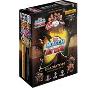 Topps Mega Tin Match Attax 2025/26 – 45 cartes Match Attax + 3 Gladiators LE – Spartans