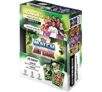 Topps UCC Match Attax 2025/26 - Mini Tin - World Beaters - Contient 28 cartes Match Attax plus un Star Boy LE aléatoire et 3 cartes exclusives « Worldies » LE.