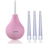 TopQuaFocus Kit d'ampoule de lavement de 224 ml pour homme et femme (224 ml - rose)