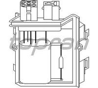 TOPRAN 103578 Résistance Ventilateur Intérieur