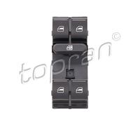 TOPRAN 114 726 Interrupteur, Règulateur De Fenêtre Pour SEAT, VW