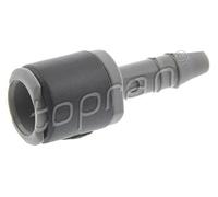 TOPRAN 119 984 Pièce de jonction tuyauterie d'eau de nettoyage pour système de nettoyage des vitres avec agrafe