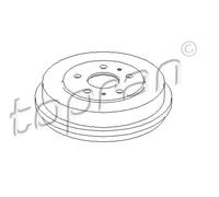 TOPRAN 302 472 Tambour de frein
