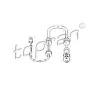 Topran Capteur pour garniture de frein, 206 946