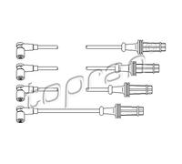 Topran Ensemble de câble d'allumage, 721 506