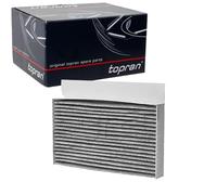 Topran Filtre d'habitacle 700 743 – Filtre à charbon actif, action absorbant les odeurs – H35 L174 L264