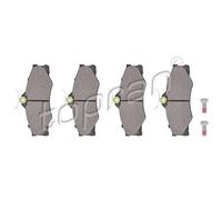 TOPRAN Kit De Plaquettes De Frein Avant Pour VW Transporter III Bus