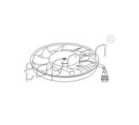 TOPRAN Moteur de Ventilateur Refroidissement pour VW Transporter IV 109 828