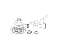 TOPRAN Mugissement Arbre de Transmission Arrière Gauche Droite pour BMW 3er