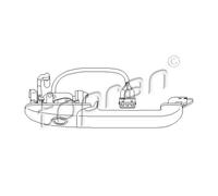 TOPRAN Poignée Porte, avant Droite Convient pour VW Passat Variant 3A5 35I 3A2