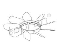 TOPRAN Roue de ventilateur (refroidissement du moteur) 400999