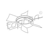 TOPRAN Roue de ventilateur (refroidissement du moteur) 401470