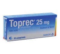 Toprec 25mg Comprimés 20