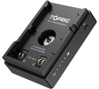 Toprig Bp-A Plaque De Batterie Pour Batteries Eos Bp-A, Sortie Pd 30 W, 60 W Max Pour Appareils Photo Eos Cinema R5C R5Ii R5 R62, Sorties Usb-C/Usb-A/D-Tap, Support De Changement Rapide.[Z1003]