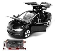 TOPRON Tesla Model X 1:32 Miniature Voiture, Modèle de Voiture Jouet de Alliage, avec Fonction de Rétractation, Lumières et Musique, Mini-Jouet de Véhicule comme Cadeau pour Les Enfants