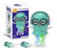 TOPRUNYI Jouet Poulpe Qui Danse,Jouet Interactif Pieuvre Peut Ramper-avec de la Musique et des Lumières LED-Jouet électrique en Forme de Pieuvre Dansante,Tummy Time Bebe Un pour Les Enfants