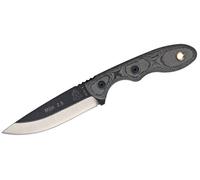 TOPS KNIVES Mini Scandi Neck Knife Micarta Noir 02TP105