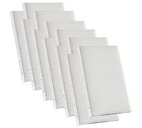 TOPS KWL Lot de 6 filtres pour Paul Focus (F) 200 | Lot de 6 filtres à pollen G4+F7 | 6 filtres compacts MP Carton 187 x 275 x 20 mm. G4 + 6 filtres compacts MP Carton 187 x 275 x 20 mm. F7