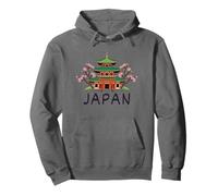 Tops, t-Shirts et Accessoires Japan Travel Cherry Blossom Pagoda Sweat à Capuche
