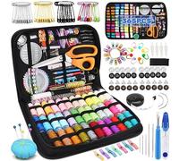 TOPSEAS 365pcs Kit de Couture,Set de Couture,Kit Couture Complet avec Boîte,Aiguilles à coudre,Dé à coudre,Fil pour Voyage Famille Maison ou Travailler