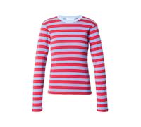 TOPSHOP T-shirt 'JAVA' bleu / bleu clair / rouge / blanc, Taille M