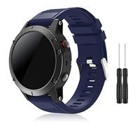 TOPsic Bracelet Fenix 5/Fenix 5 Plus, Bracelet de Montre 22mm Bande Remplacement en Silicone pour Fenix 5/5 Plus/Fenix 6/6 Pro/Fenix 7/Fenix 7 Solar/Approach S60/Quatix 5/Forerunner 935/945/Instinct