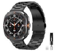 TOPsic Bracelet Métal pour Samsung Galaxy Watch Ultra 47mm, Acier Inoxydable Réglable en Longueur Business Style Hommes Femmes, Bracelet pour Samsung Galaxy Watch Ultra 47mm
