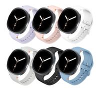 TOPsic Galaxy Watch 8 Bracelet 40mm 44mm, Silicone Montre Bande Souple Remplacement Sport Bracelet pour Samsung Galaxy Watch 8 40mm/GAlaxy Watch8 44mm/GAlaxy Watch8 Classic 46mm