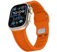 TOPsic Sport Bracelets Apple Watch Ultra 2 49mm, Réglable en Silicone Bandes Sport Loop Remplacement Bracelet pour Apple Watch Ultra 49mm 46mm 45mm 44mm 42mm iWatch Series 10 9 8 SE2 7 6 SE 5 4 3 2 1