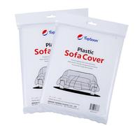 TopSoon (Pack of 2 Housse de Fauteuil Plastique Transparent 193 x 117 cm