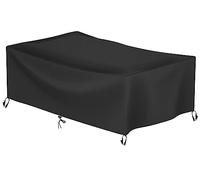 TopSoul Housse Salon de Jardin 195x135x70cm Housse Table de Jardin, Rectangulaire Couverture de Protection Meubles Bâche Salon de Jardin Imperméable Anti-UV 600D Oxford Bache Table Exterieur