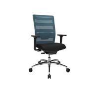 TOPSTAR Airwork Chaise de Bureau en Aluminium Bleu pétrole Taille Unique